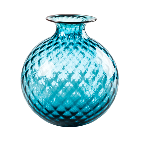 Vaso Venini in Vetro 100.18 TURCHESE - 100.18 TURCHESE